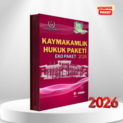 2026 Kaymakamlık / KPSS P32 Hukuk ve Kamu Yönetimi Paketi + Rehberlik (Kredi Kartı Peşin Fiyatına 6 Taksite Kadar)